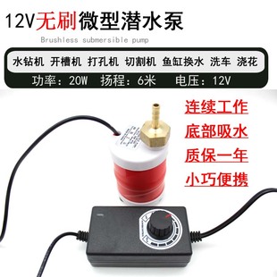 宿舍洗澡神器洗澡茶麸洗头户外浇花水泵家用抽水泵 12V直流水泵