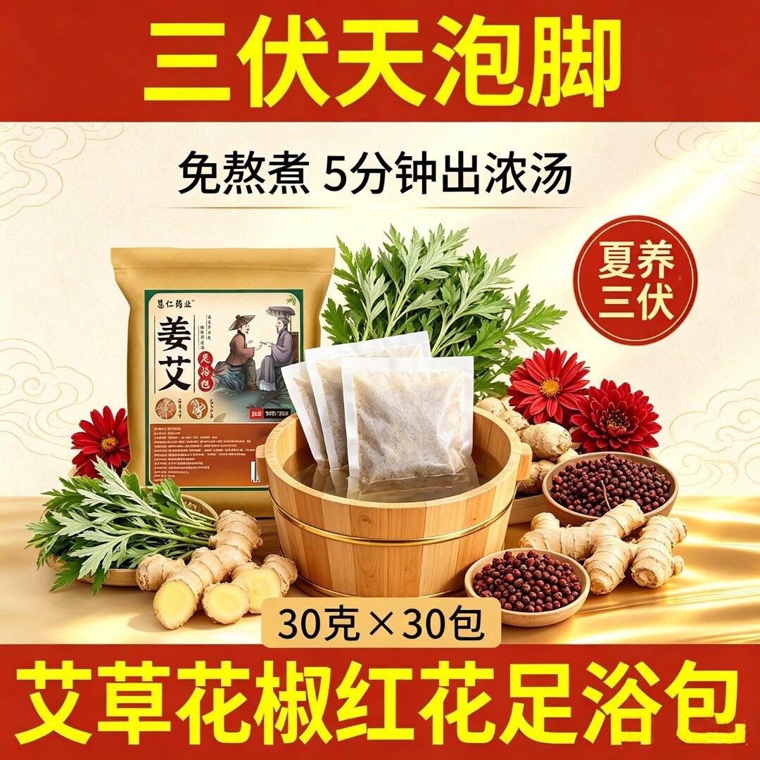 三伏天泡一泡,轻松排走体内寒湿