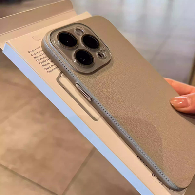 钛灰色高颜值iPhone手机壳ins风