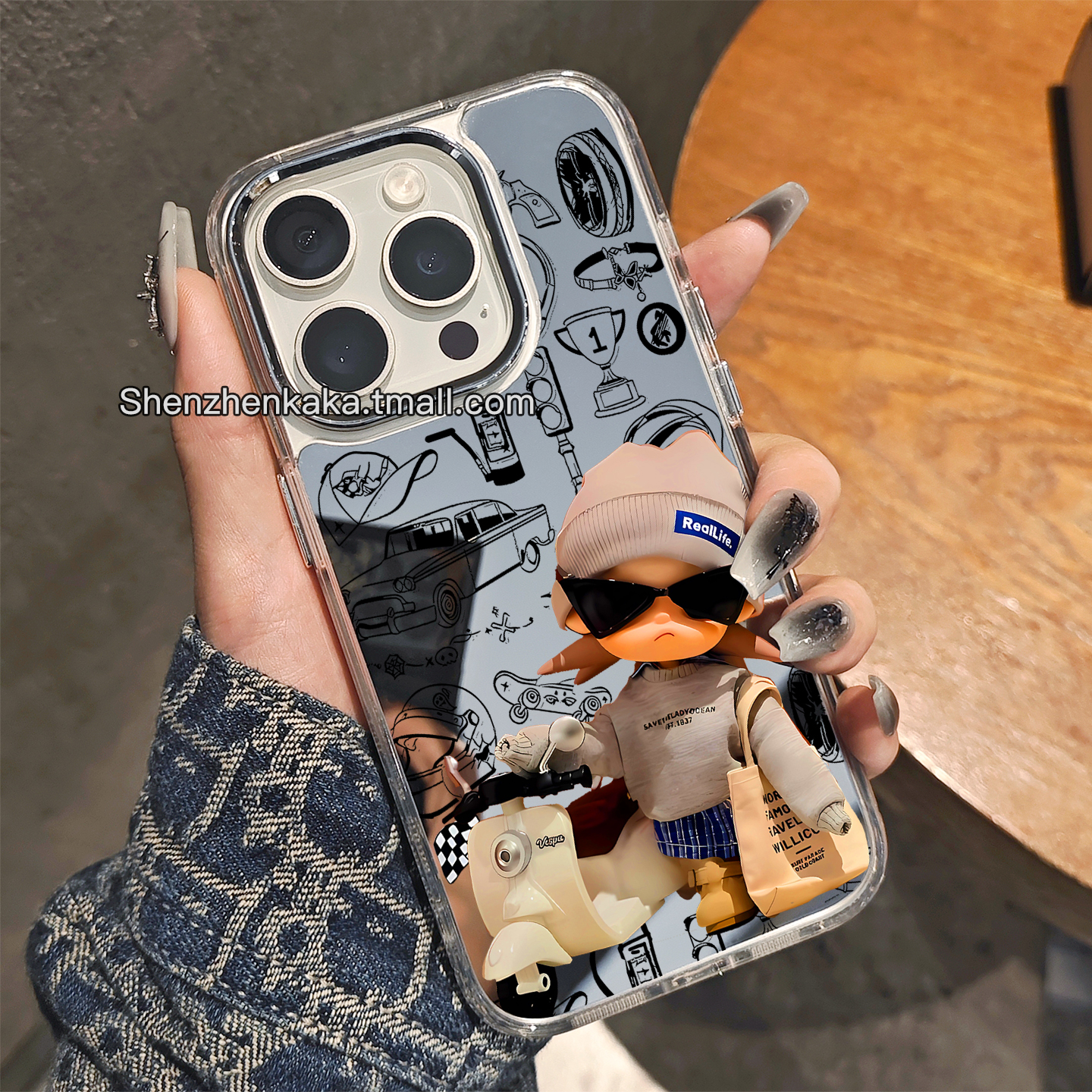 带镜子Zsiga手机壳苹果17适用16promax甜酷女孩小米15华为pura80个性可爱nova13潮玩周边opporeno14/vivox200