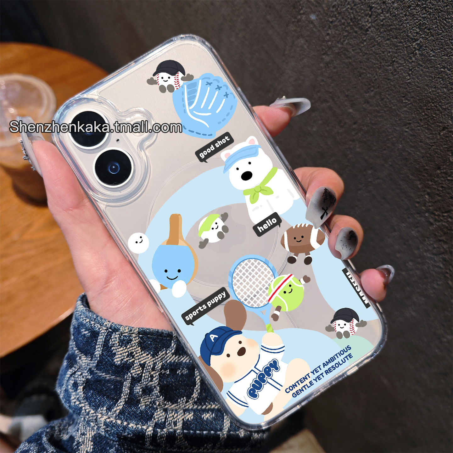 jellycat网球小动物iPhone17手机壳magsafe磁吸16promax情侣适用15plus独特好看苹果14卡通可爱13pro透明硬壳