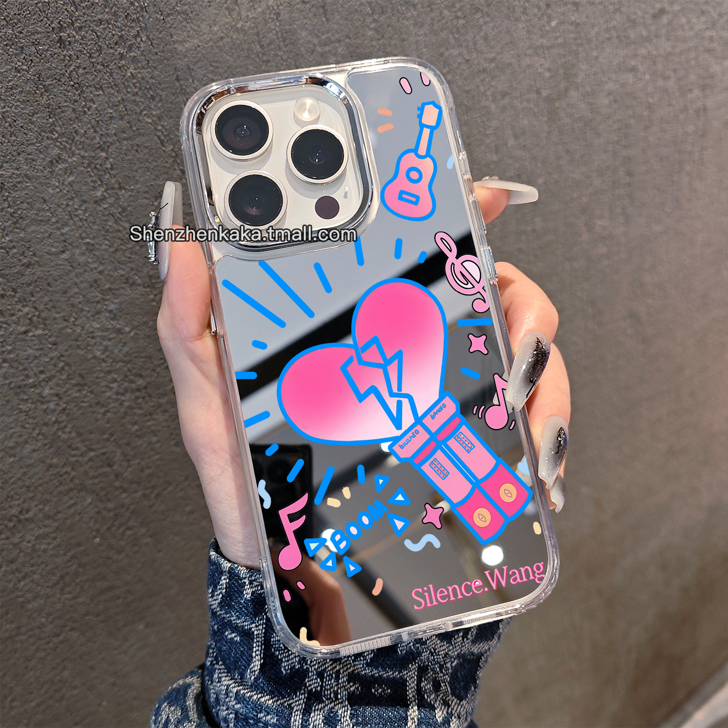 汪苏泷手机壳镜面粉丝应援棒苹果17适用16promax小米15华为pura80/nova13明星周边opporeno14新款女vivox200