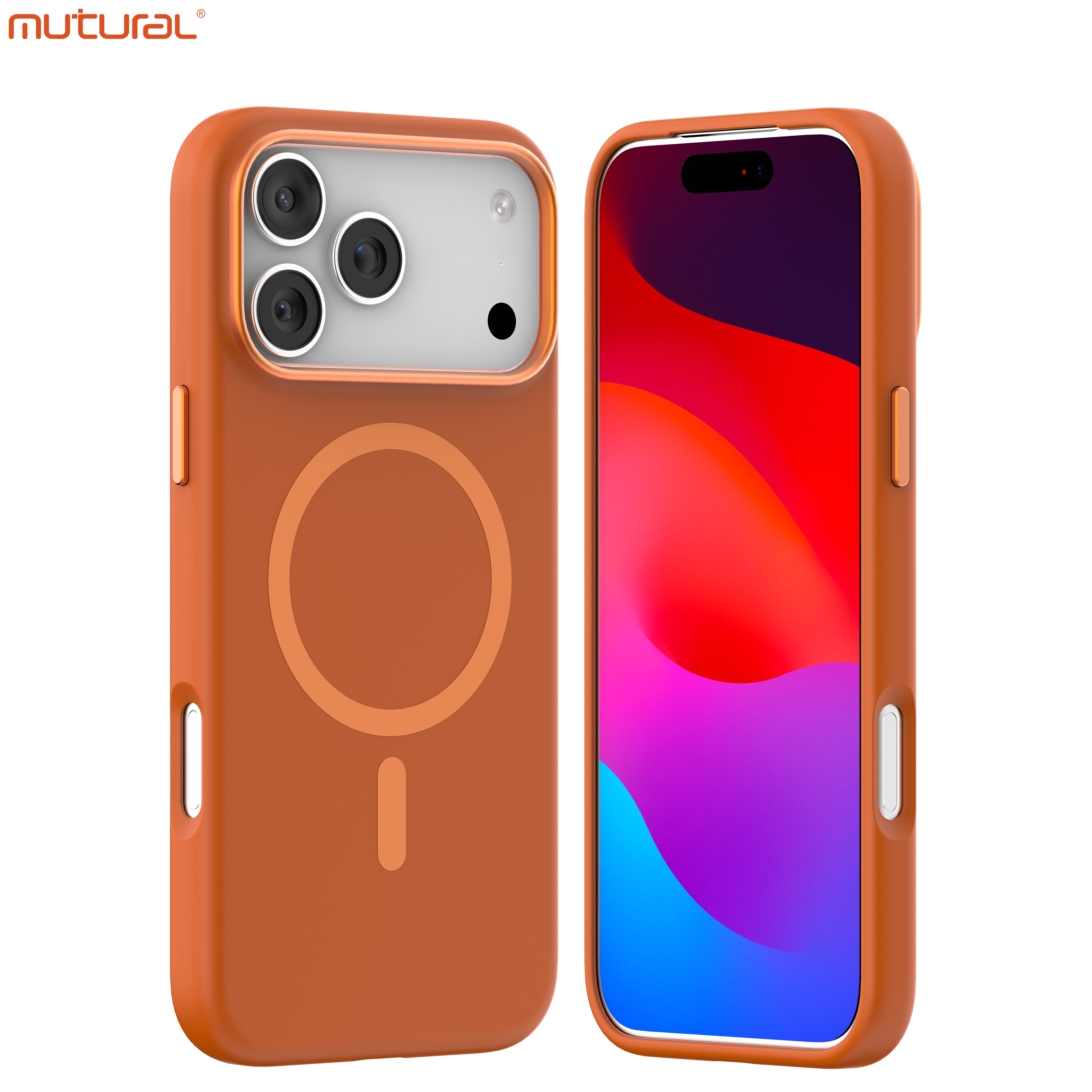 mutural适用苹果17手机壳 iPhone17Promax超薄液态硅胶磁吸MagSafe充电保护套镜头17Air全包抗震防摔