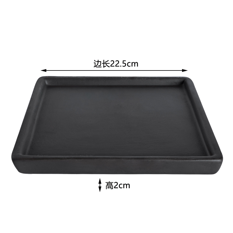 紫砂托盘接水盘正方形盆托接水盘盆景盆栽防漏托盘花盆底座园艺用