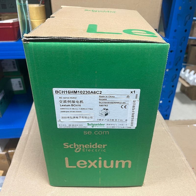 BCH16HM10230A6C2交流伺服电机1.0kW 高惯量 法兰130mm轴径