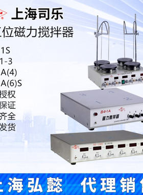 上海司乐84-1A四六工位T09-1S/84-1A6S多联数显磁力搅拌器ZN21-3