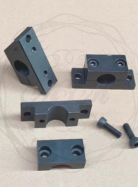 钢制分离T型导向轴支座光轴支撑固定加厚GDF01 SHPTBN 孔径8-25