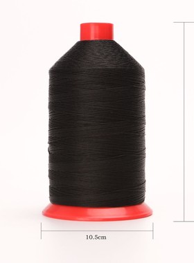 超高强力黑色尼龙邦迪线840D/3 NYLON 6.6 BONDED THREAD 16盎司