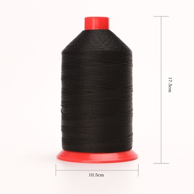 超高强力黑色尼龙邦迪线840D/3 NYLON 6.6 BONDED THREAD 16盎司