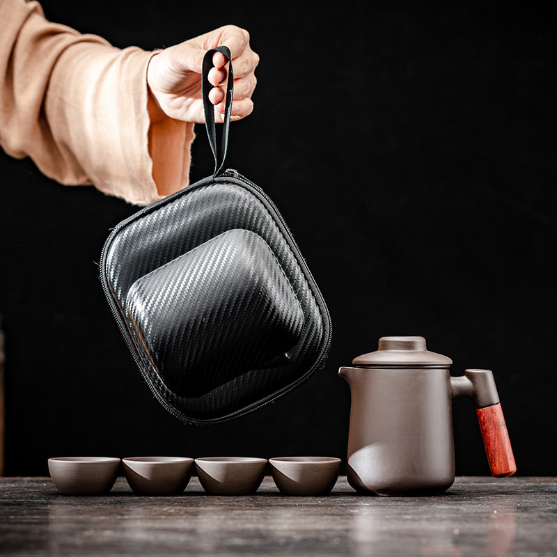 便携茶具旅行快客杯紫砂玻璃公道杯泡茶杯一壶四杯茶水分离杯紫砂,鲜花速递/花卉仿真/绿植园艺,其它园艺用品,淘宝优惠券,粉丝福利购,淘宝优惠卷