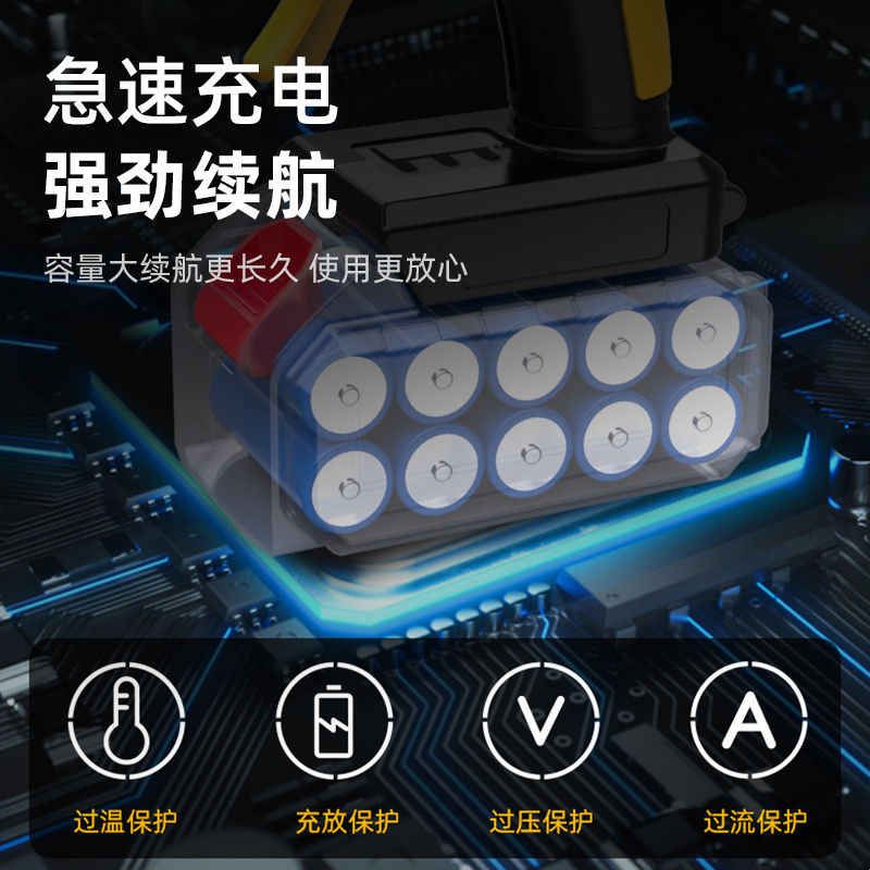 无线热熔胶枪工业级锂电充电21V热胶枪大功率家用手工制作热熔枪图片