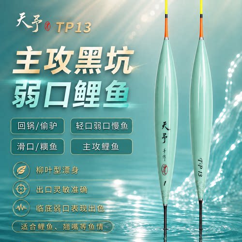 正品天予TP13鲤鱼偷驴回锅鱼浮漂