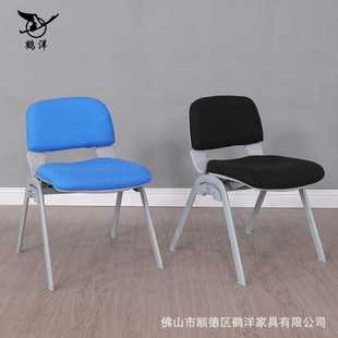 家具厂家简易布艺靠背椅便携餐椅家用宿舍椅培训椅办公电脑椅