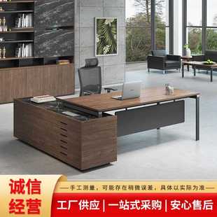 经理桌大班台主管桌 福州总裁老板桌简约现代办公家具22年新款