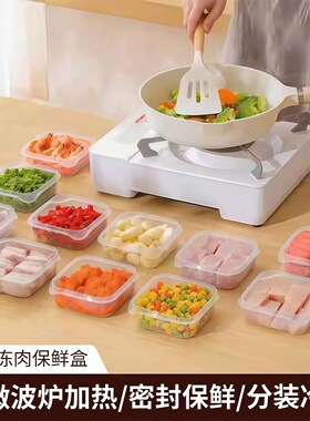 食品级冻肉冷藏盒大容量家用冰箱专用水果蔬菜保鲜盒好用冷冻盒