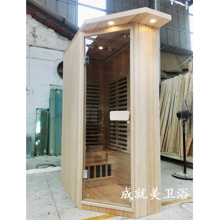 单人桑拿房远红外线光波房便捷式汗蒸房非标锭制家用频谱房saunas