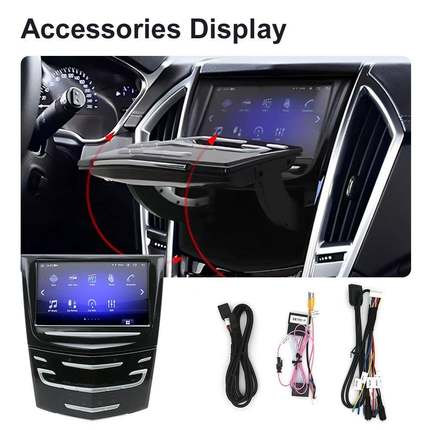 工厂直销适用于凯迪拉克ATS凯雷德SRX八核原车风格4+64GB车载导航