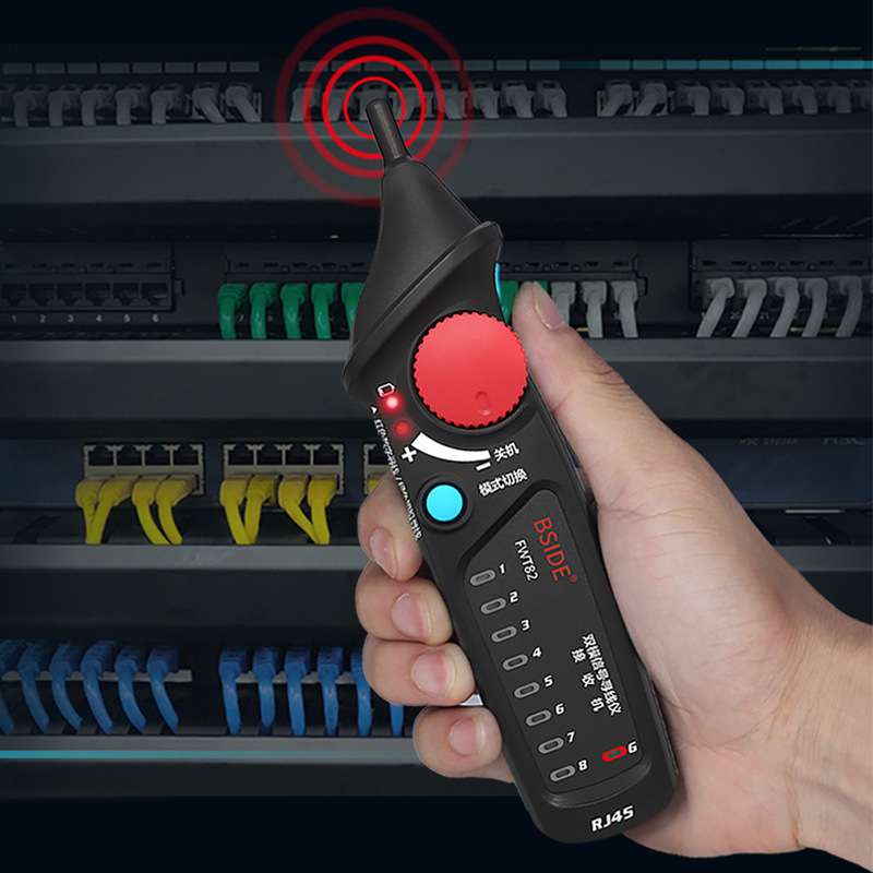 BSIDE抗干扰FWT82模拟加数字双模式寻线智能网络通断巡线仪对线器