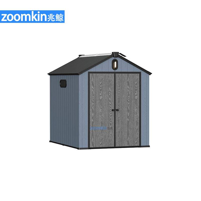 移动户外工具收纳房HDPE全塑花园工具房简易储物活动房工厂