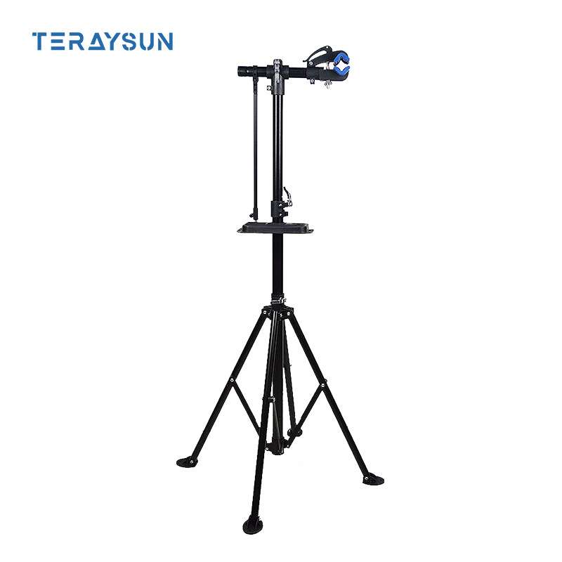 自行车修理架山地单车维修架子24-29寸快拆折叠升降展示架修车