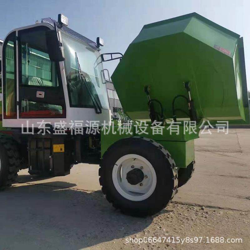 工地用小型蹦蹦车工程FC-25柴油翻斗车前翻式翻斗车