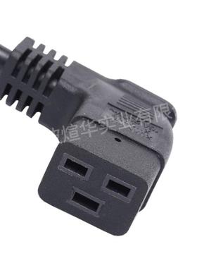 直销C19供应电源线插头品字尾弯直头插头XC19-B-XH008B20A