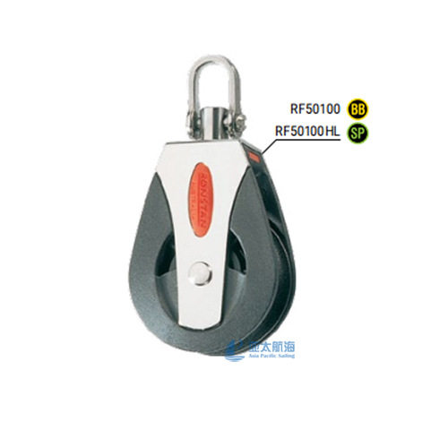 ronstan帆船比赛竞赛五金塑料滑轮单轮船舶配件50mm