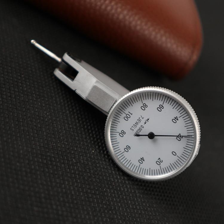 凡莜工业级杠杆千分表百分表指示表量表0-0.2mm