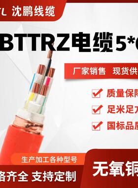 bttrz柔性矿物绝缘防火电缆bttrz5*6/10/16电力电缆国标销售