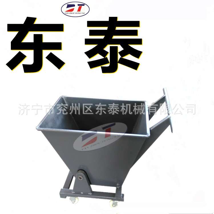 加工车间收集废料工具车 机床排屑机铁屑车重型手推翻斗车