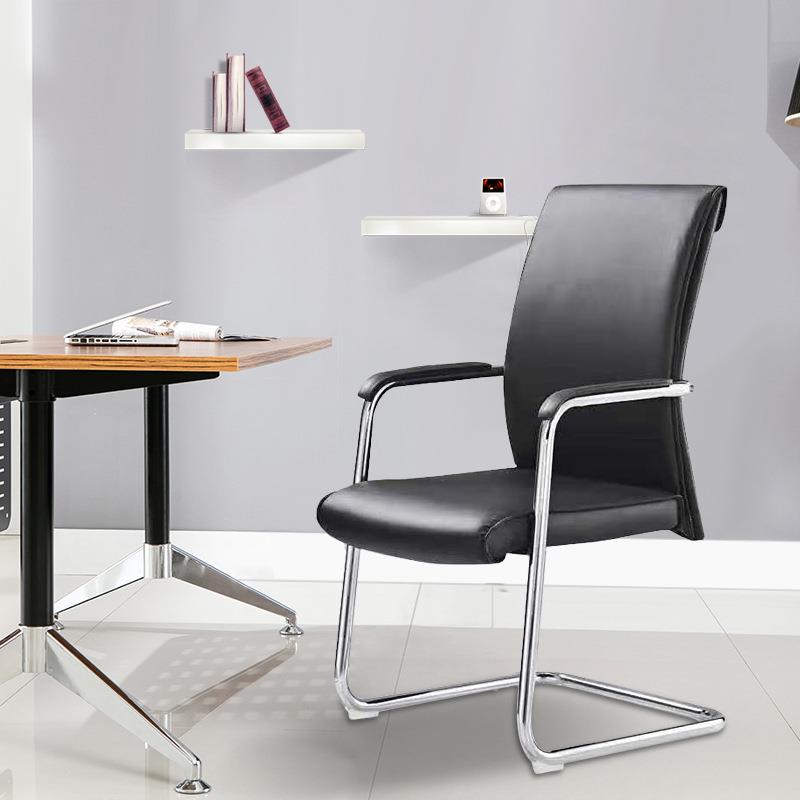 誉翔人体工学椅皮质办公职员椅电脑椅西皮椅子弓字会议椅工程款