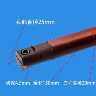 数控内槽刀杆圆弧切槽刀片正反小孔槽刀深槽硬质合金刀粒切刀