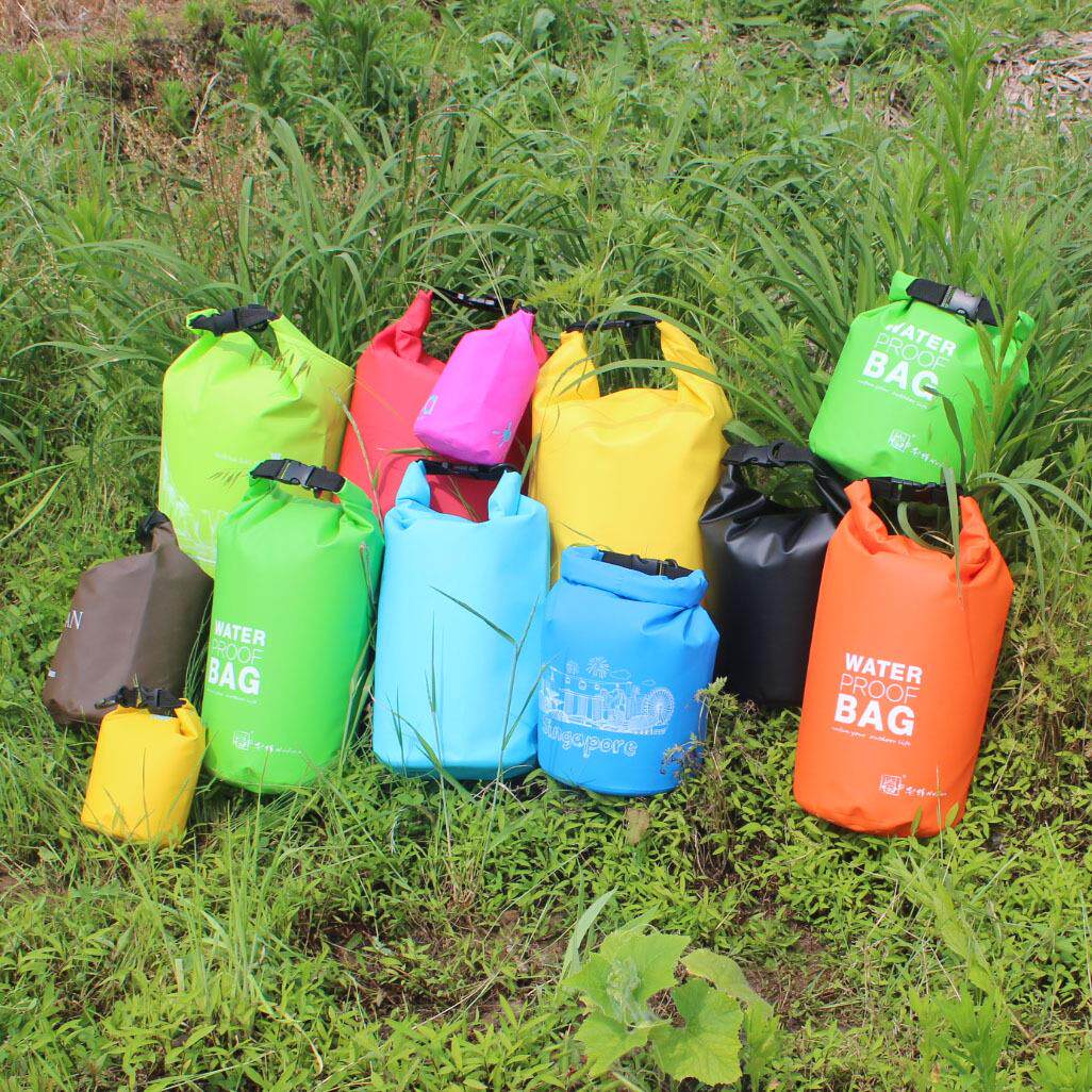 外贸户外防水包PVC夹网布单双肩防水桶袋漂流包游泳包跨境