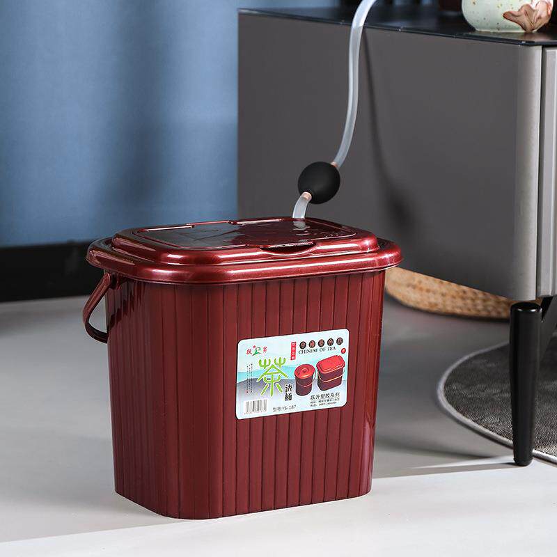 方形垃圾桶功夫茶水桶废水桶茶桶茶渣桶家用小号茶具配件排水桶