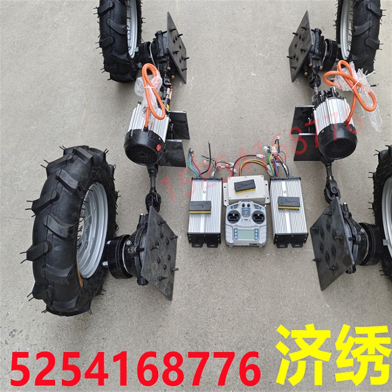 全地形运输车农用遥控爬坡王电动四驱越野爬山虎山区工地搬运车