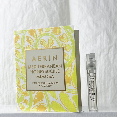 AERIN雅芮艾琳 地中海水蔓含羞草 香水小样试管1.5ml 黄色卡纸