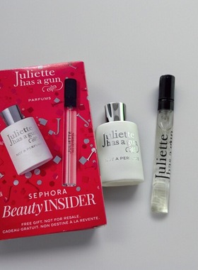 稀有 Juliette Has A Gun配枪朱丽叶非香水我不是香水8ml+同名5ml