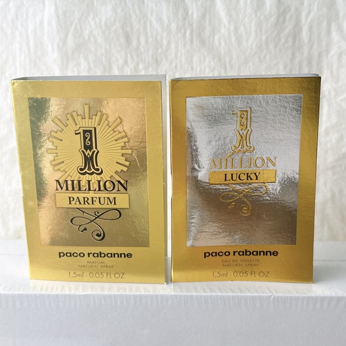 Paco Rabanne帕高 幸运百万edt/幸运金钻香精parfum香水小样1.5ml