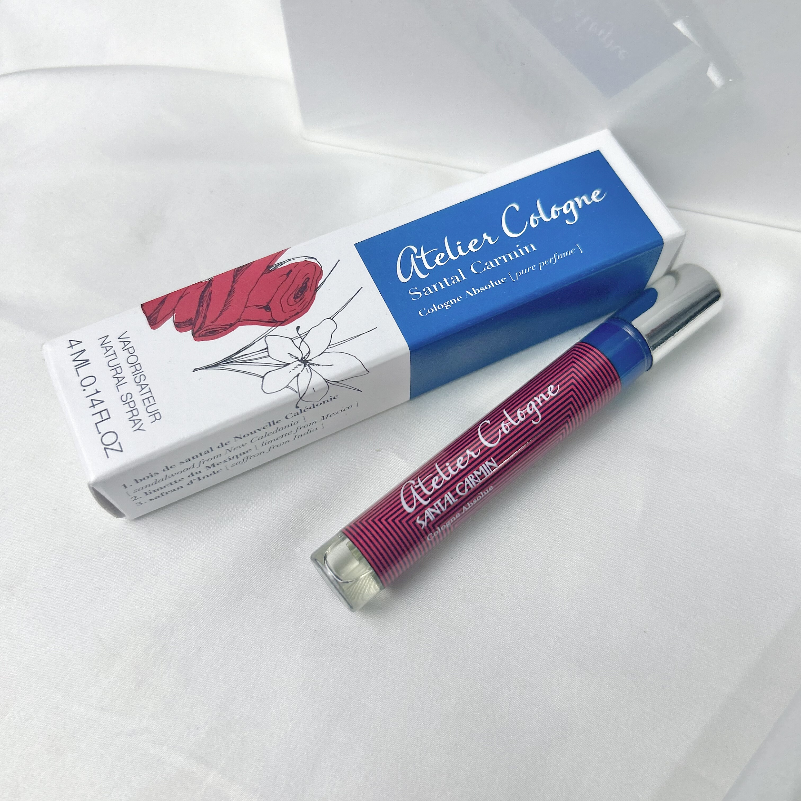 Atelier santal carmin欧珑 胭红檀香檀香深韵香水4ml 带喷头小样,彩妆/香水/美妆工具,香水,淘宝优惠券,粉丝福利购,淘宝优惠卷