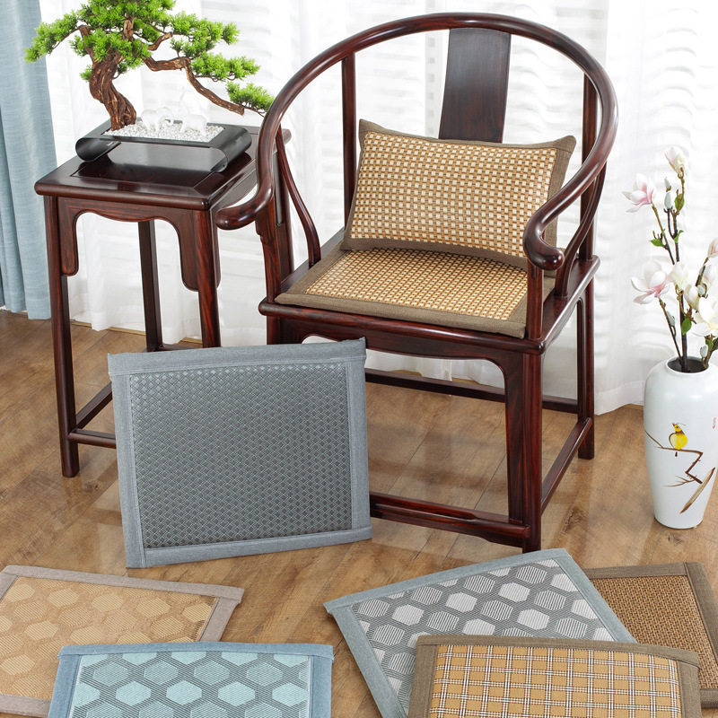 凉垫竹藤坐垫夏季l椅子垫夏天款实木餐椅茶桌椅垫久坐透气防滑座,居家布艺,椅垫,淘宝优惠券,粉丝福利购,淘宝优惠卷