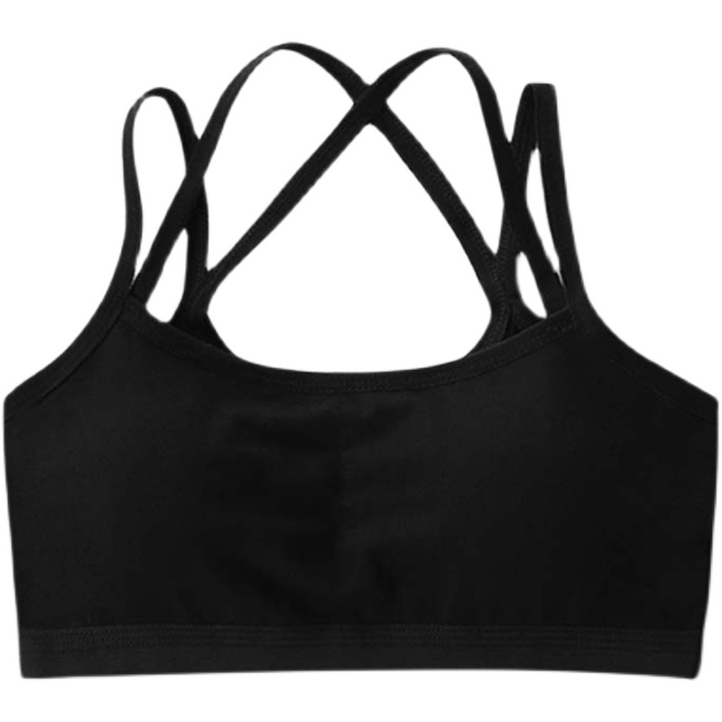 10-16岁女孩吊带女童发育期小背心女学生美背内衣12-13-15岁初中