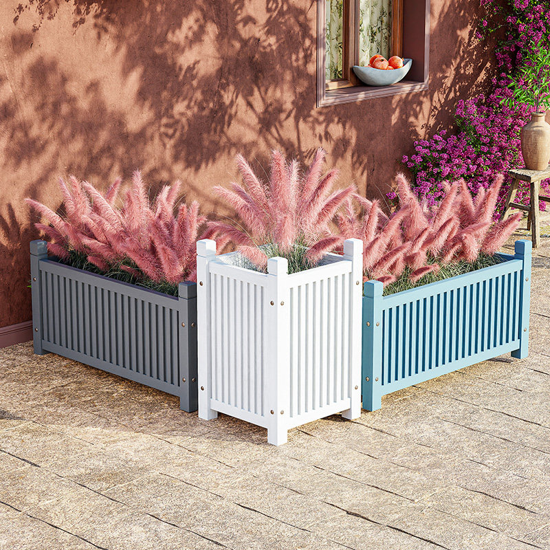 室外防腐木花池箱长方形屋顶花园木质花盆户外庭院种植种菜箱木头,鲜花速递/花卉仿真/绿植园艺,花盆,淘宝优惠券,粉丝福利购,淘宝优惠卷