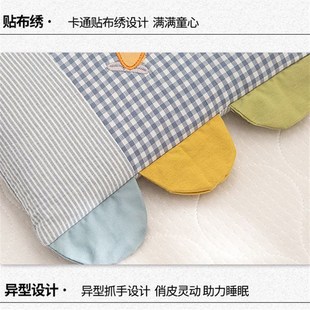 御梦堡a类儿童枕头3-6岁幼儿宝宝夏季透气吸汗凉枕婴儿通用可拆洗