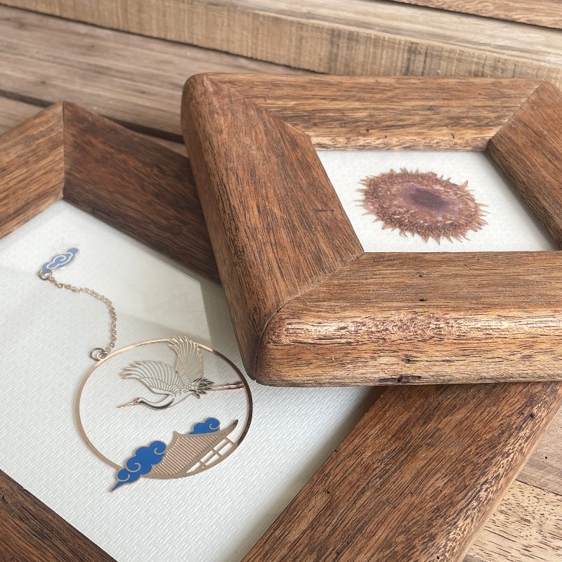 实木相框摆台榫卯文艺复古创意原木乡村画框小框尺寸定制