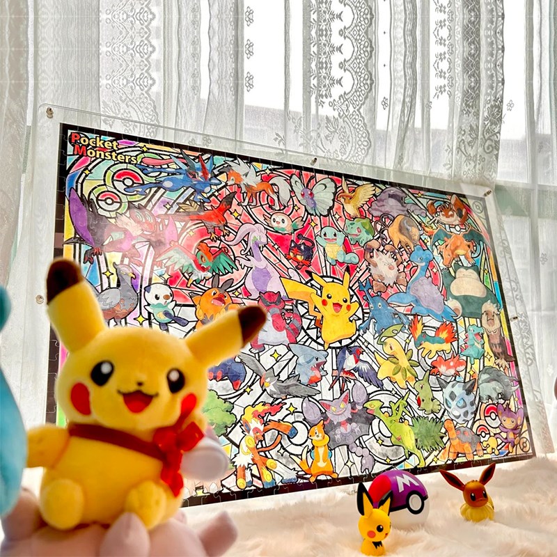 亚克力拼图相框3005001000片拼图框70x50裱画框一千块正方形