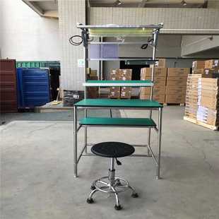 精益管工作台QC检测防静电工作台不锈钢打包桌铝合金工作台