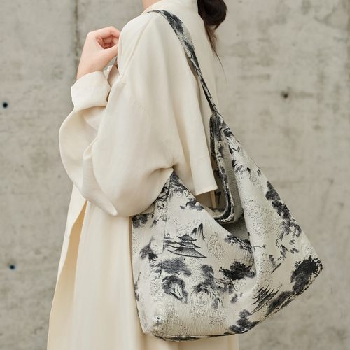 SHANYE山野的雾帆布随行电脑包