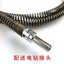 电钻马桶疏通专业、下水道10弹簧弹簧mm工具神器通家用管道疏通器