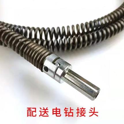 电钻马桶疏通专业、下水道10弹簧弹簧mm工具神器通家用管道疏通器