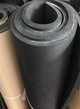 三元乙丙发泡橡胶板 黑色减震块 EPDM板 隔音板厚40mm2平方